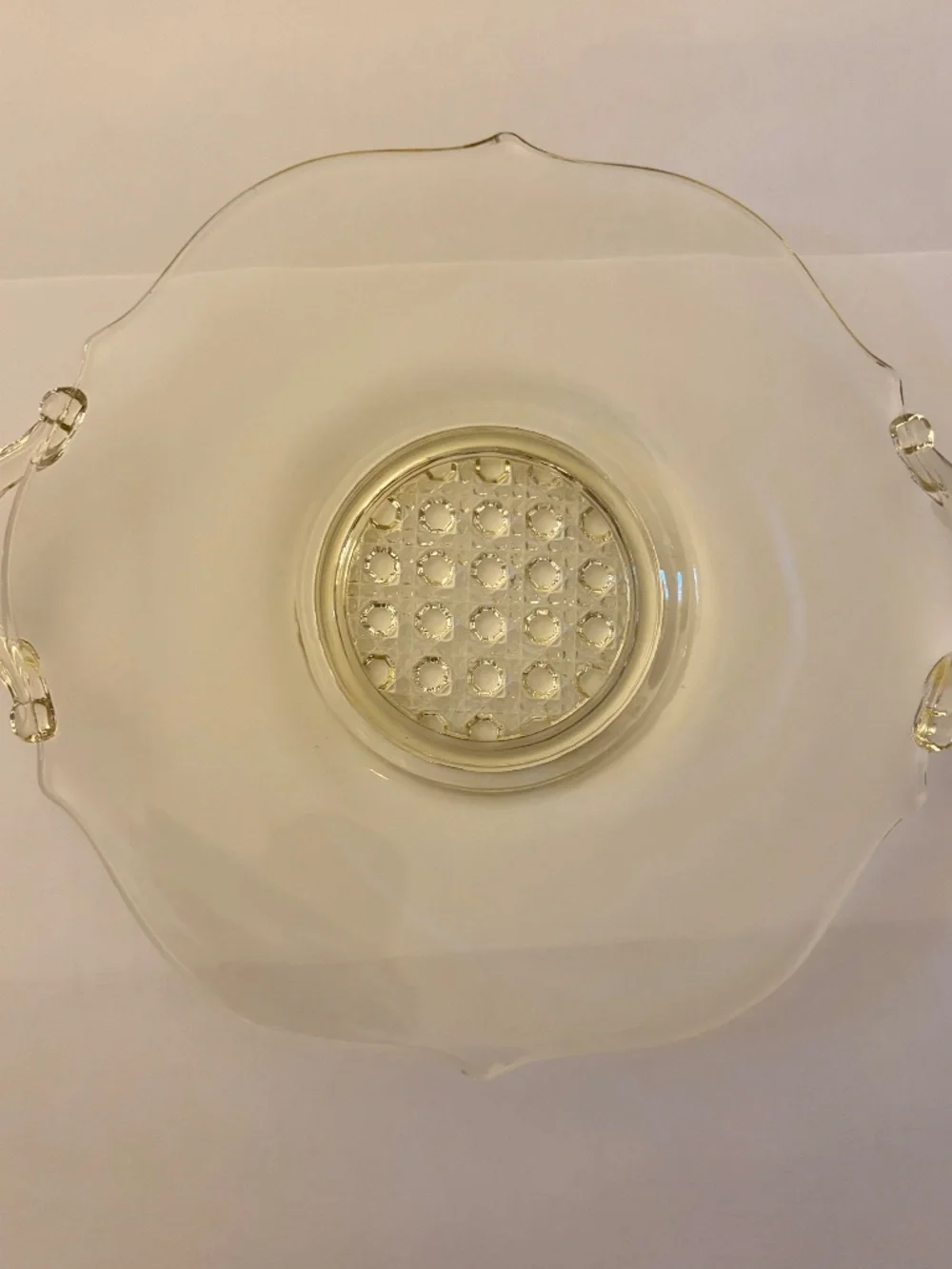 Vintage (1932-7) Lancaster Glass Topaz Yellow 